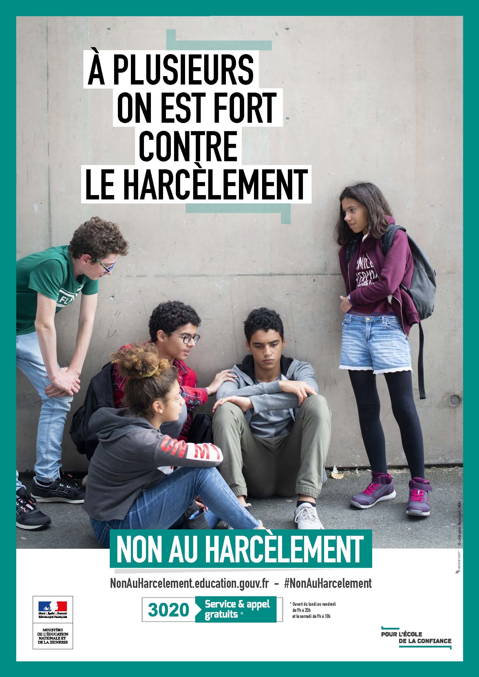 Journée nationale de la lutte contre le harcèlement à l’École